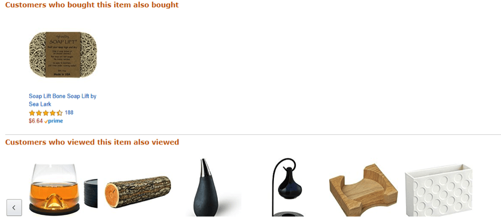 amazon upselling products