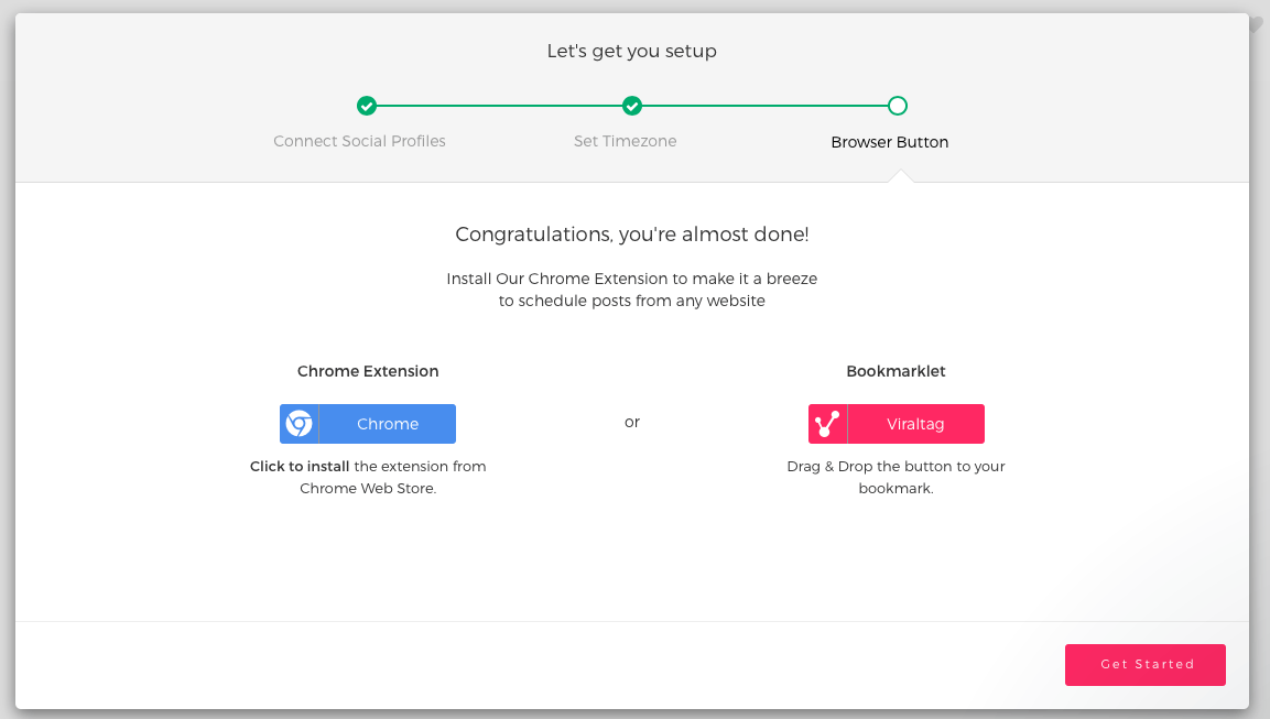 viraltag browser button