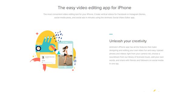 animoto video editing app for iphone