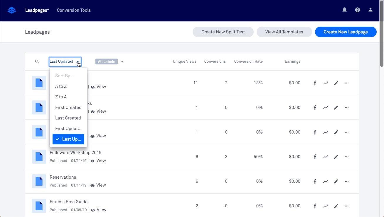 Leadpages Conversion Tools