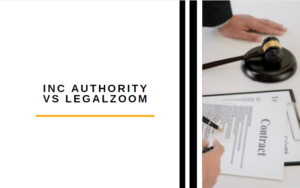 inc authority vs legalzoom