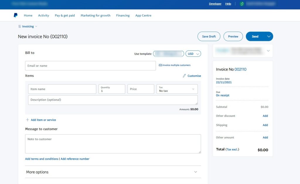 PAyPal Billing