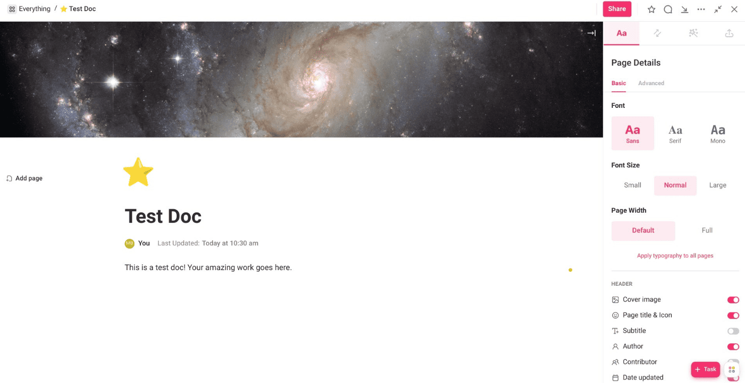 Test Doc