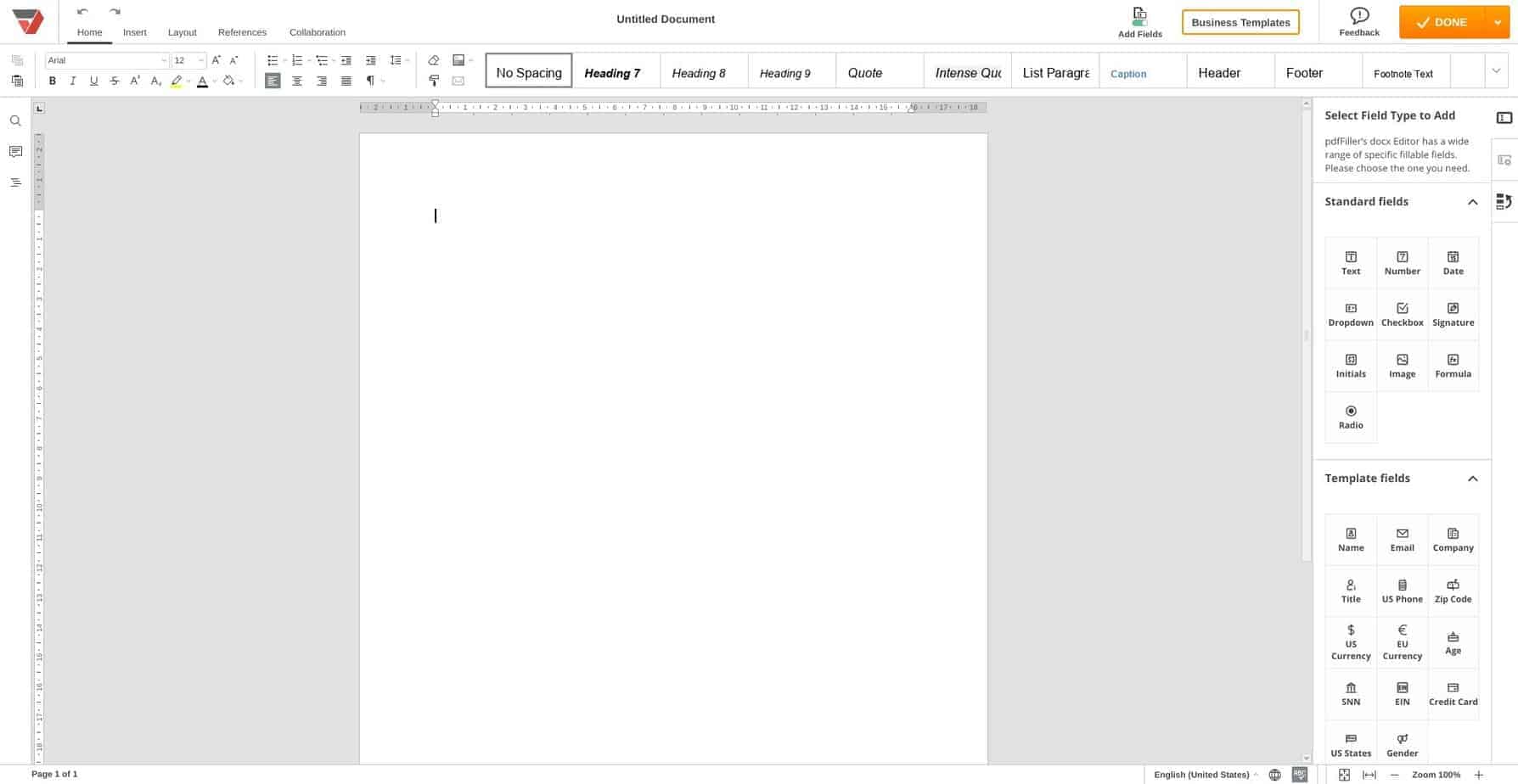 PDFfiller Creation tool