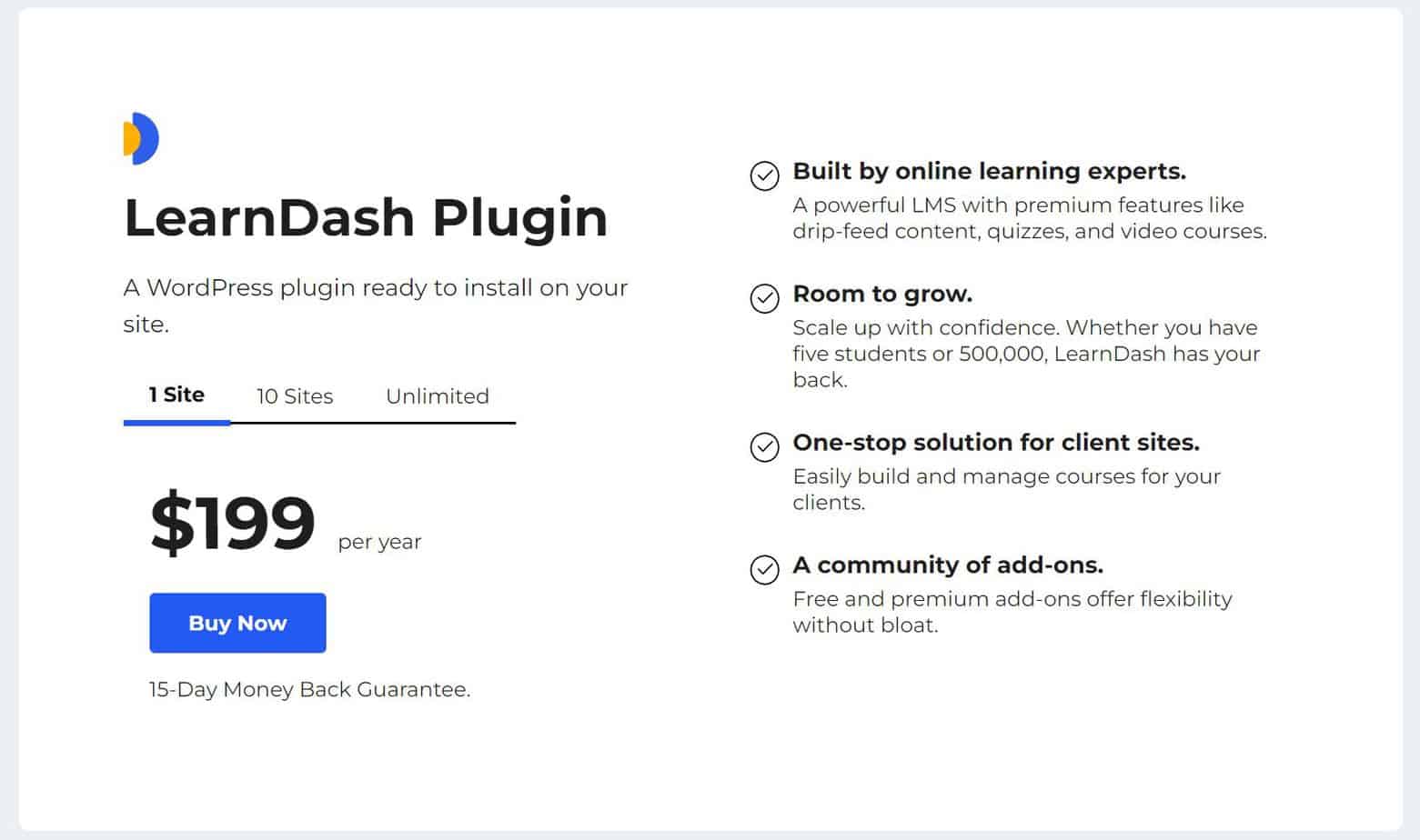 Learndash Pricing LMS platform